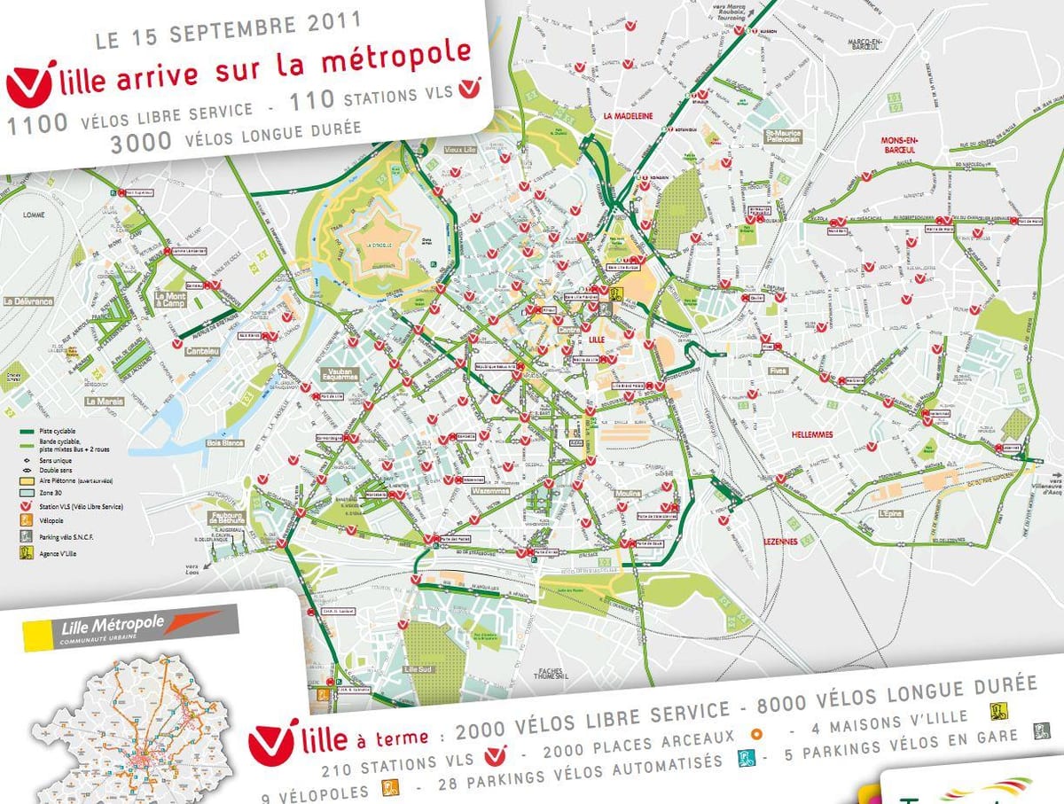 mapa Lil bicikl