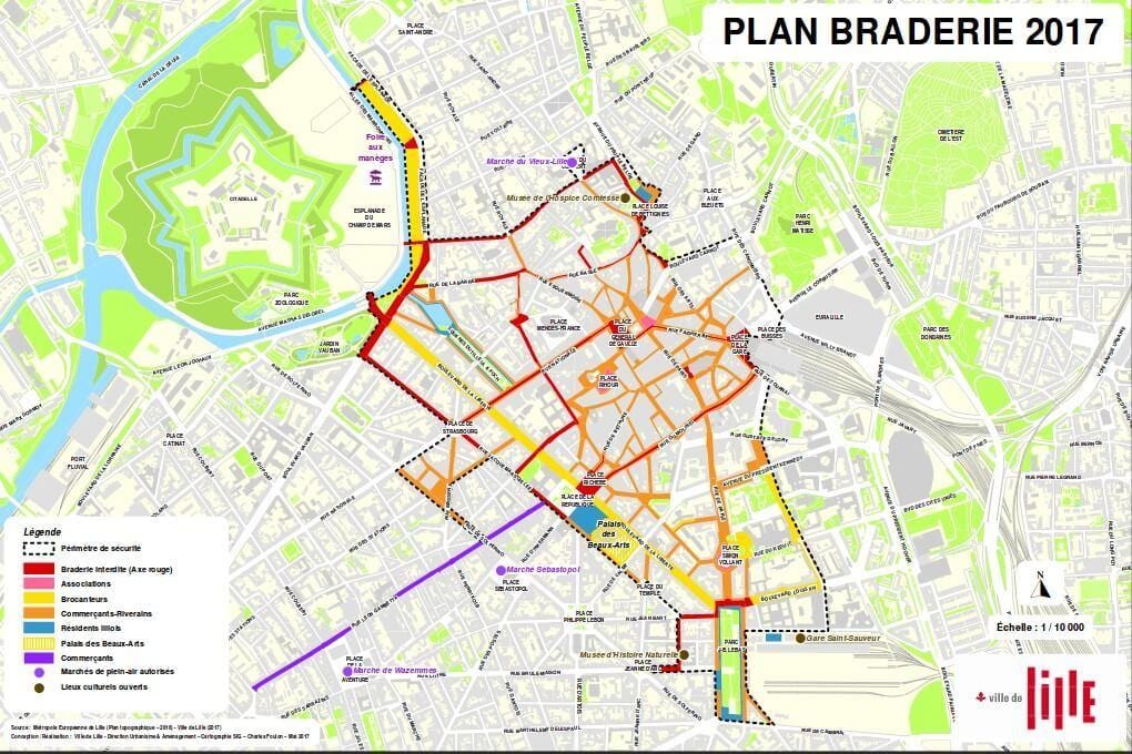 mapa Lil braderie