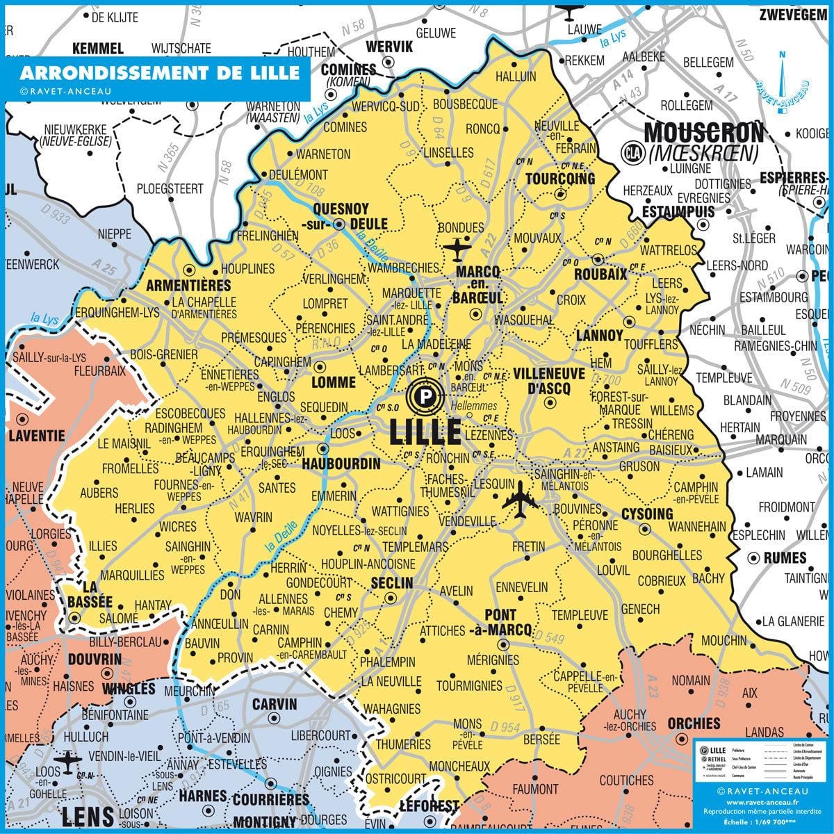 mapa Lil državnom