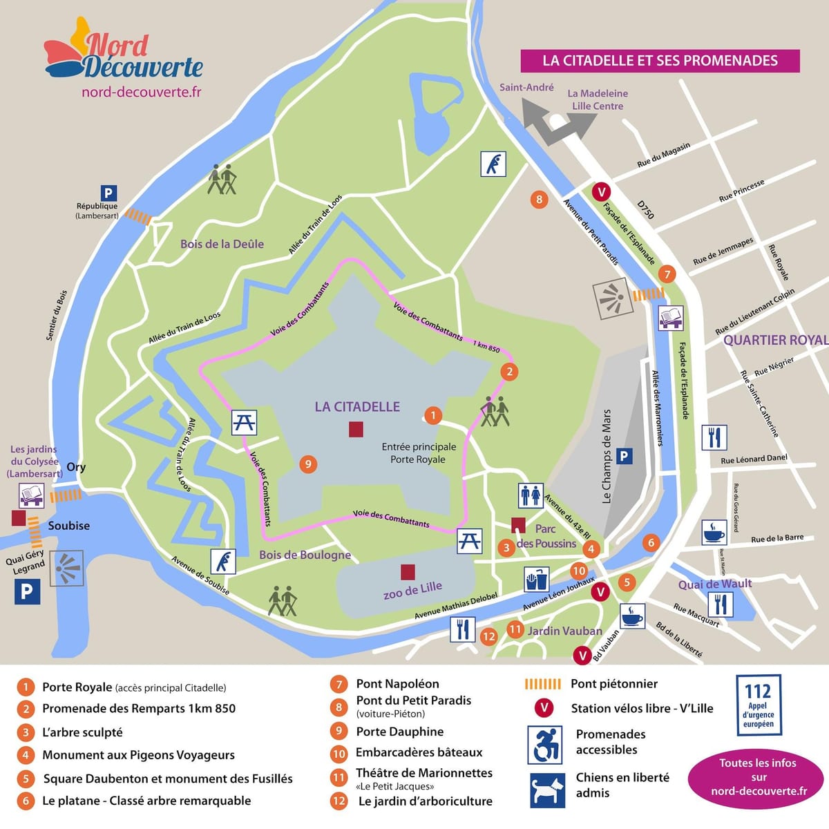 mapa Lil park