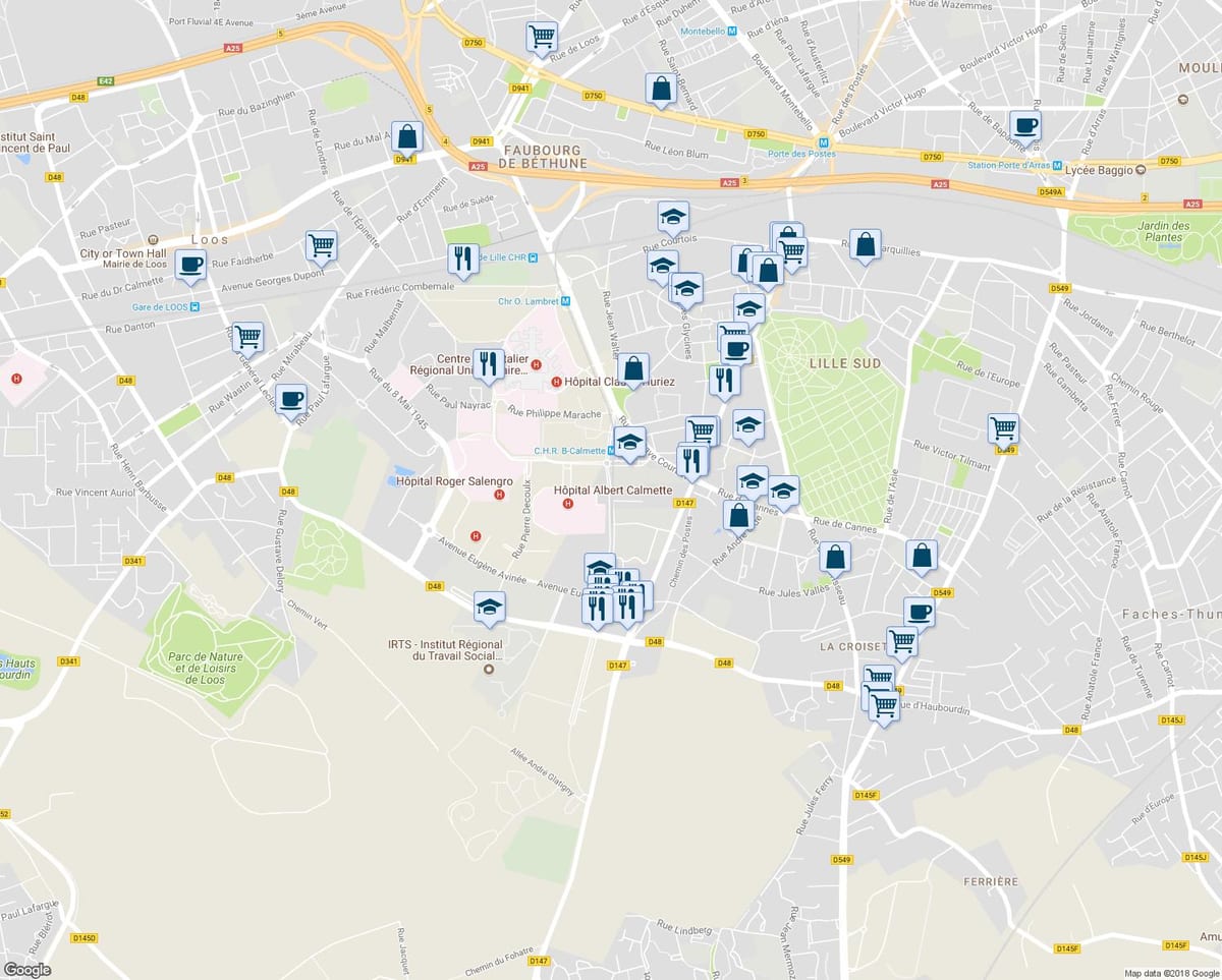 mapa Lil radnje