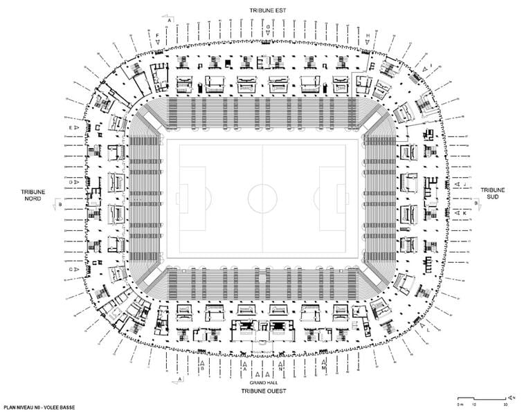 mapa Lil stadion
