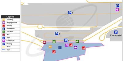 Mapa Lil aerodrom
