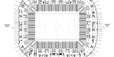 Mapa Lil stadion